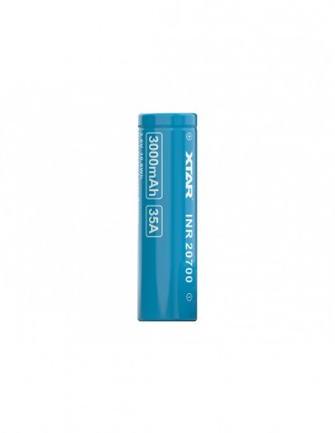 Akumuliatorius 20700 3.7V 3000mAh 35A Li-ion Xtar 